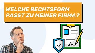 Rechtsformen einfach erklärt  GbR GmbH Einzelunternehmen usw [upl. by Aiciruam]