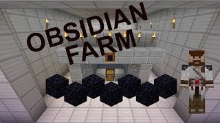 ماين كرافت quot شرح صنع مصنع الأوبسيديان quot Minecraft Obsidian Farm [upl. by Alonso271]