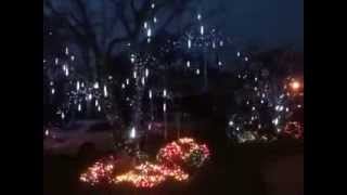 Falling snow Christmas lights [upl. by Chrystal]