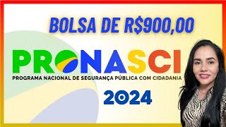 pronasci ii 2023 bolsa formação 90000 [upl. by Nonna321]