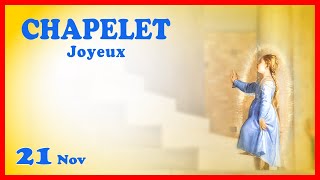 CHAPELET Mardi 21 Novembre 🙏 Présentation de la Vierge Marie 🙏 [upl. by Materse]