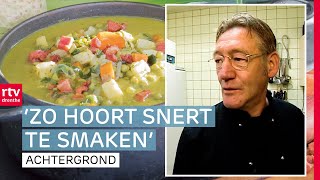 Chef kok Roelof maakt erwtensoep volgens het oude recept van zijn moeder  Nostalgie  RTV Drenthe [upl. by Zuleika335]