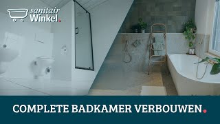 Complete badkamer verbouwen  De renovatie bij Anne en Mike [upl. by Rivkah]