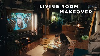 DIY My Cozy Living Room Makeover  Aesthetic Room Transformation  Room Decoration Ideas [upl. by O'Doneven]