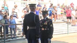 Changing of the Guard at the Tomb of the Unknowns at Arlington National Cemetery [upl. by Bigot]