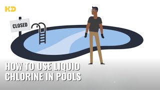 How To Use Liquid Chlorine In Pools  HD Supply [upl. by Wynny]