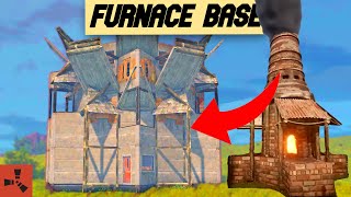 Unique amp Defendable Large Furnace Base  Rust 2024 Tutorial [upl. by Standish]