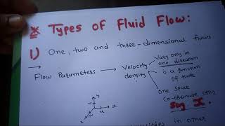 Types of Fluid FlowFluid Mechanics [upl. by Pitzer899]