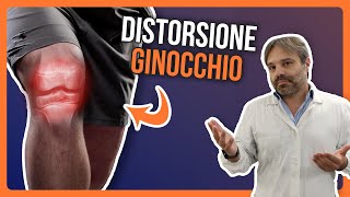 DISTORSIONE al GINOCCHIO 4 COSE da FARE SUBITO per Guarire in FRETTA [upl. by Warfore]