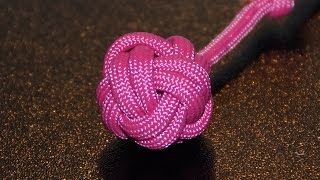 Paracord Ball knüpfen Anleitung auch für Anfänger deutsch [upl. by Lisabet]