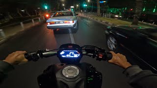 YAMAHA MT07 PURE SOUND  Night Ride [upl. by Massie737]