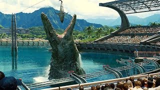 Mosasaurus Feeding Show Scene  Jurassic World 2015 Movie Clip HD [upl. by Pooley]