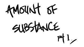 AQA ALevel Chemistry  Amount of Substance Pt 1 moles concentrations and masses [upl. by Antoni545]