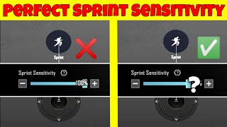 Perfect Sprint Sensitivity For Fast Jiggle in BGMI  Sprint Sensitivity Guide For Fast Movement [upl. by Ttoille481]