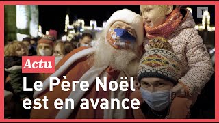 Razdemarée de Pères Noël en Bretagne [upl. by Iadrahs]