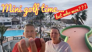 Lanzarote2024… mini golf time⛳️ [upl. by Kameko]