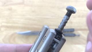 Balisong Tips How to keep your TLatch from getting in the way with ORings [upl. by Htennaj]