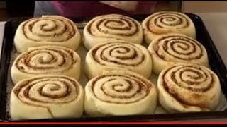 Giant Homemade Cinnamon Rolls WATCH OUT FOR THE SECRET INGREDIENT [upl. by Showker]