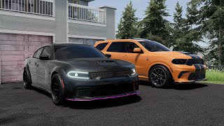 BeamNG Drive  Hellcat Jailbreak Widebody Charger Wrecked It At The End [upl. by Ash295]