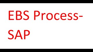 EBS Electronic bank statement process in SAP part 1 [upl. by Nairret720]