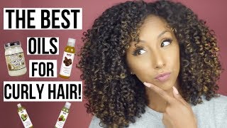 The BEST OILS for Natural Curly Hair  BiancaReneeToday [upl. by Minier]