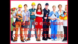 AGENCIA RECLUTADORA CANADIENSE BUSCA TRABAJADORES [upl. by Letta771]