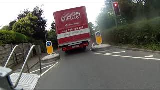 Polish Lorry hits Seamons Road Bridge [upl. by Ahser457]