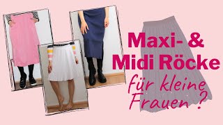 Maxiröcke für KLEINE Frauen richtig kombinieren🙋‍♀️ Petite Fashion [upl. by Banerjee]