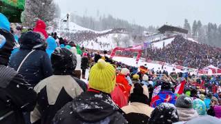 Hahnenkamm rennen Felix Neureuther [upl. by Bunns]