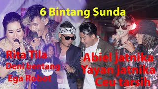 live setming 6 Bintang Sunda Abiel jatnika Yayan jatnika Anton wikwiw Ceu tarsih Rita Tila Deni [upl. by Ahcropal]