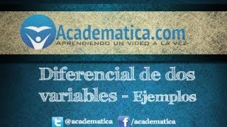 Diferencial en dos variables HD  Ejemplos [upl. by Ydnat369]