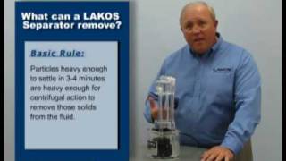 LAKOS Centrifugal Separator Demo Video [upl. by Zadack579]