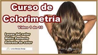 Leyes de Colorimetria  Matiz Perfecto y Estrella de Color Curso de Colorimetría 1 de 10 [upl. by Ethelda]