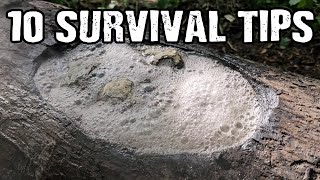 10 Wilderness Survival Tips and Bushcraft Skills you need to know [upl. by Elletsirhc]