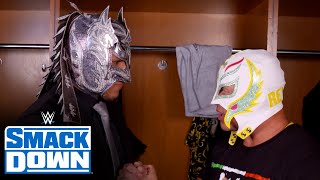 Rey Mysterio meets Dragon Lee SmackDown exclusive July 21 2023 [upl. by Asyal]