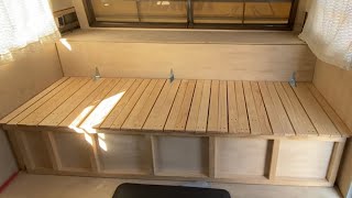 Finished the trailer slide out slat bed [upl. by Bannon]