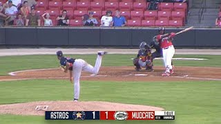 Orimoloye hits one out for the Mudcats [upl. by Baird]