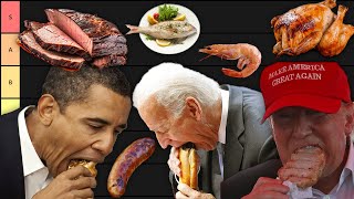 PRESIDENTS MAKE A MEAT TIER LIST [upl. by Groeg367]