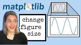 How to change the matplotlib figure size with figsize and rcParams  Matplotlib Tips [upl. by Kitchen377]