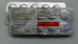 Bilastine 20 mg and Montelukast 10 mg tablet  Montek BL Tablet [upl. by Okiman]