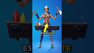 El emote MÁS REALISTA de FORTNITE 🍔🔥 fortnite curiosidadesdevideojugeos gaming [upl. by Anyel]