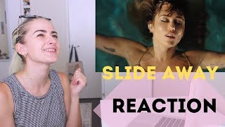 Slide Away  Miley Cyrus  Music Video Reaction [upl. by Akenor]