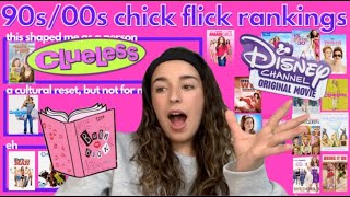 RANKING THE TOP 90s  2000s CHICK FLICKS [upl. by Akkahs]