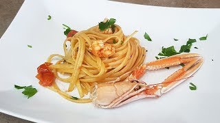 LINGUINE AGLI SCAMPI  FoodVlogger [upl. by Peggi189]