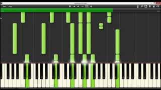 Hozier  Sedated Alex Thunder piano cover Synthesia Turco Alessandro [upl. by Massie]