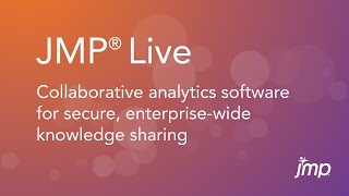 Introducing JMP Live [upl. by Acus773]