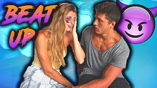 I GOT BEAT UP PRANK ON BOYFRIEND CUTE REACTION [upl. by Still]