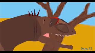 Parasaurolophus 67s Allosaurus vs stegosaurus remake ReSounded [upl. by Forcier]