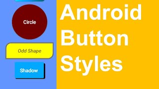 Custom buttons in android studio [upl. by Karee115]