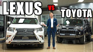 Toyota 4Runner vs Lexus GX 460 Full Review [upl. by Arremat]